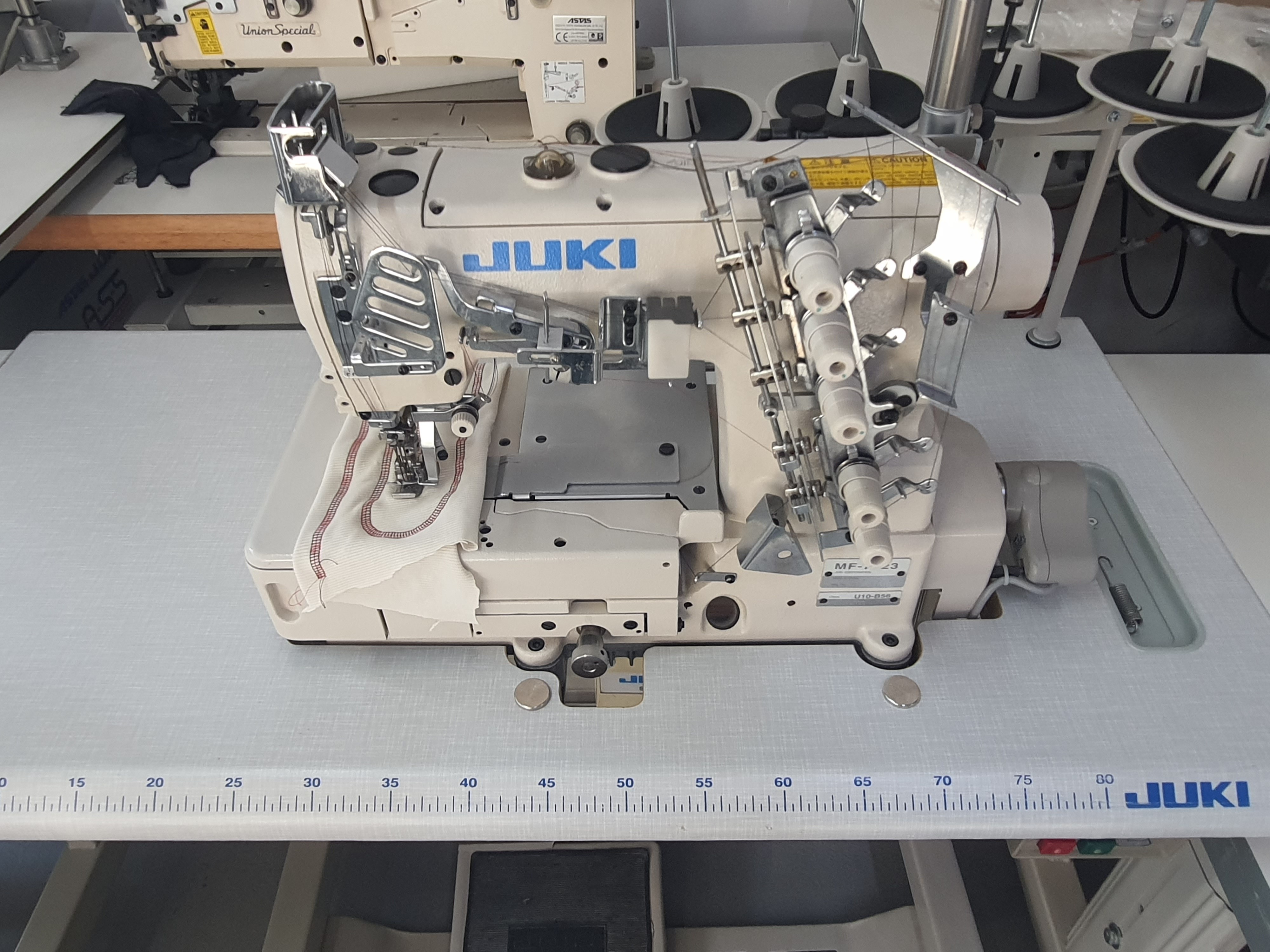 Juki MF 7723 İplik Kesmeli Reçme Makinesi Sıfır Ayarında SC500 Motor
